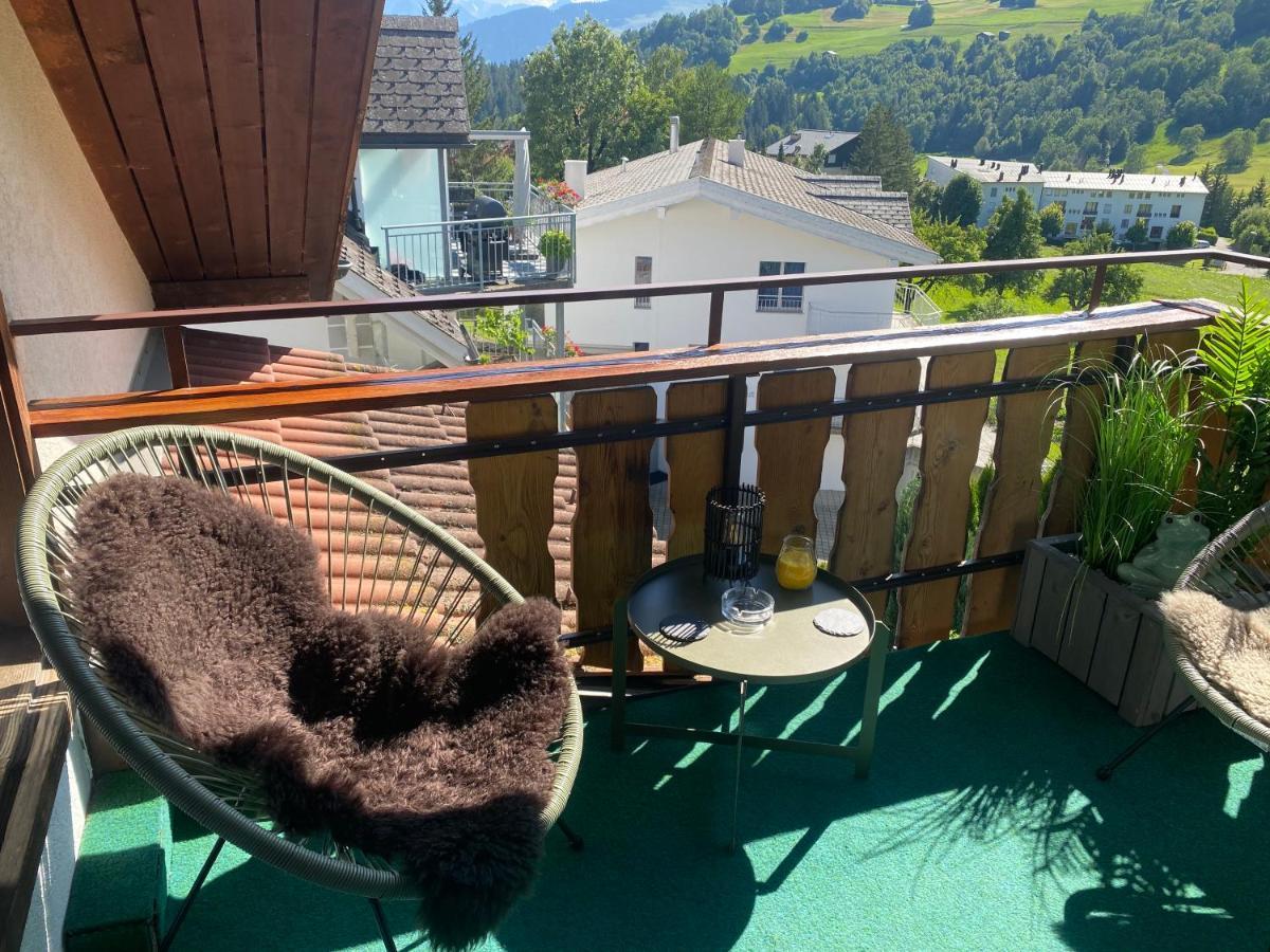 Dachwohnung In Der Mitte Von Laax-Dorf Luaran gambar